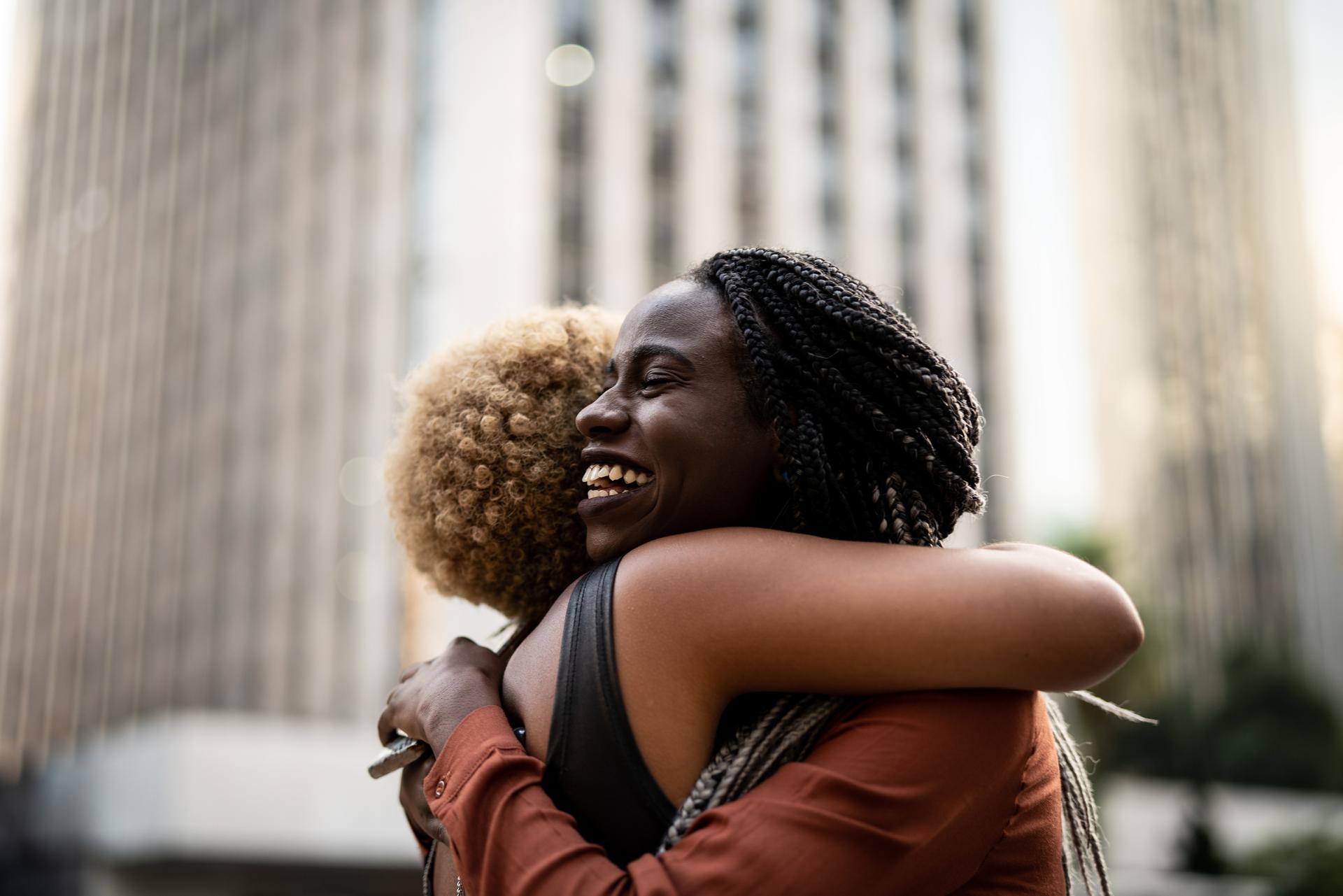 People hugging